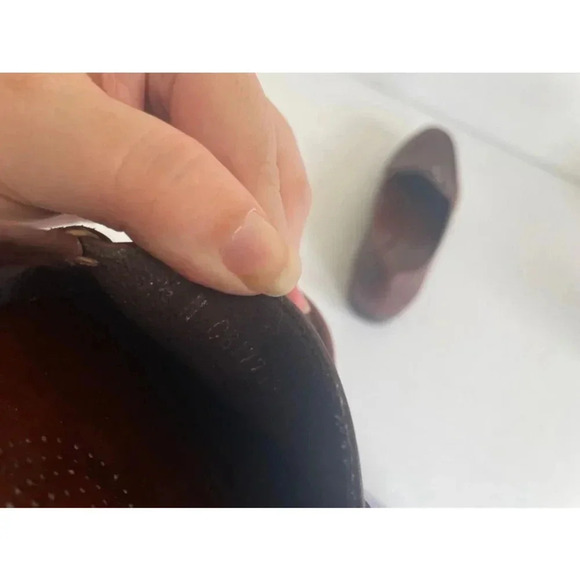 Women's SAS Brown Leather Loafers Size‎ 7.5 Narrow GUC! - Picture 6 of 7